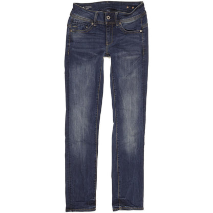 G-Star Midge Women Blue Straight Slim Stretch Jeans W28 L30