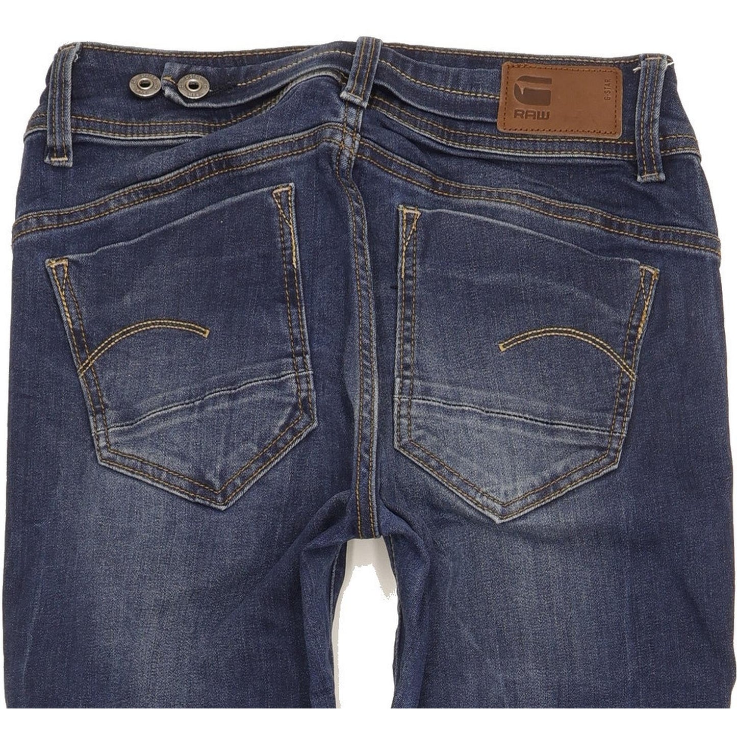 G-Star Midge Women Blue Straight Slim Stretch Jeans W28 L30