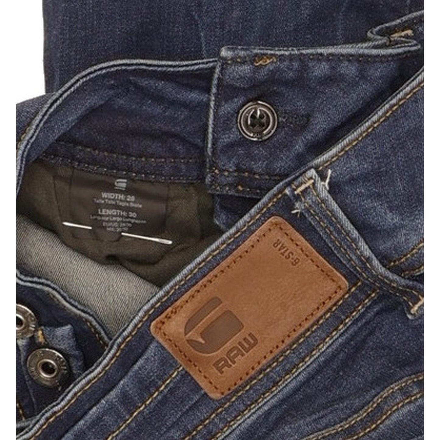 G-Star Midge Women Blue Straight Slim Stretch Jeans W28 L30