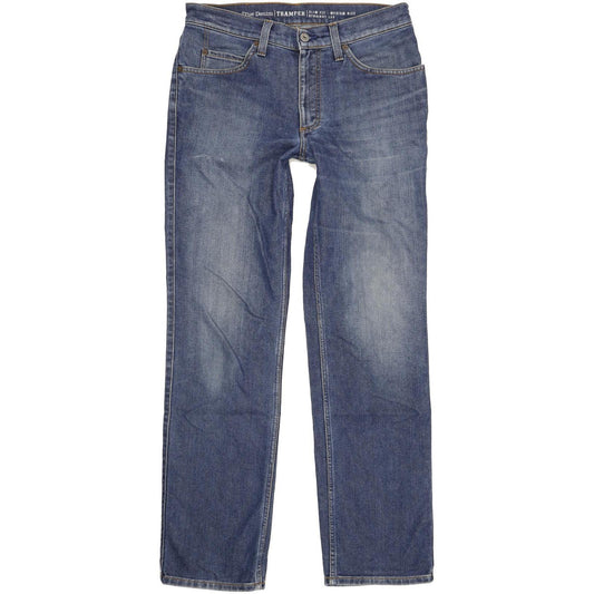 Mustang Tramper Men Blue Straight Regular Stretch Jeans W33 L33