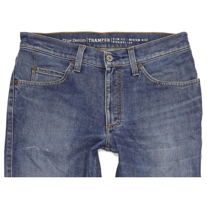 Mustang Tramper Men Blue Straight Regular Stretch Jeans W33 L33
