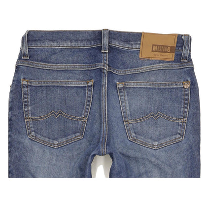 Mustang Tramper Men Blue Straight Regular Stretch Jeans W33 L33