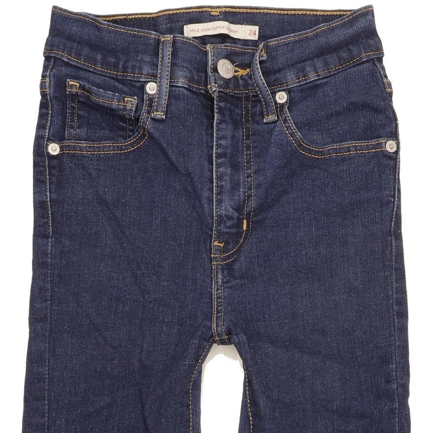 Levi's Mile Women Blue Skinny Slim Stretch Jeans W24 L29