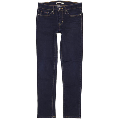 Levi's 312 Shaping Women Blue Straight Slim Stretch Jeans W28 L30