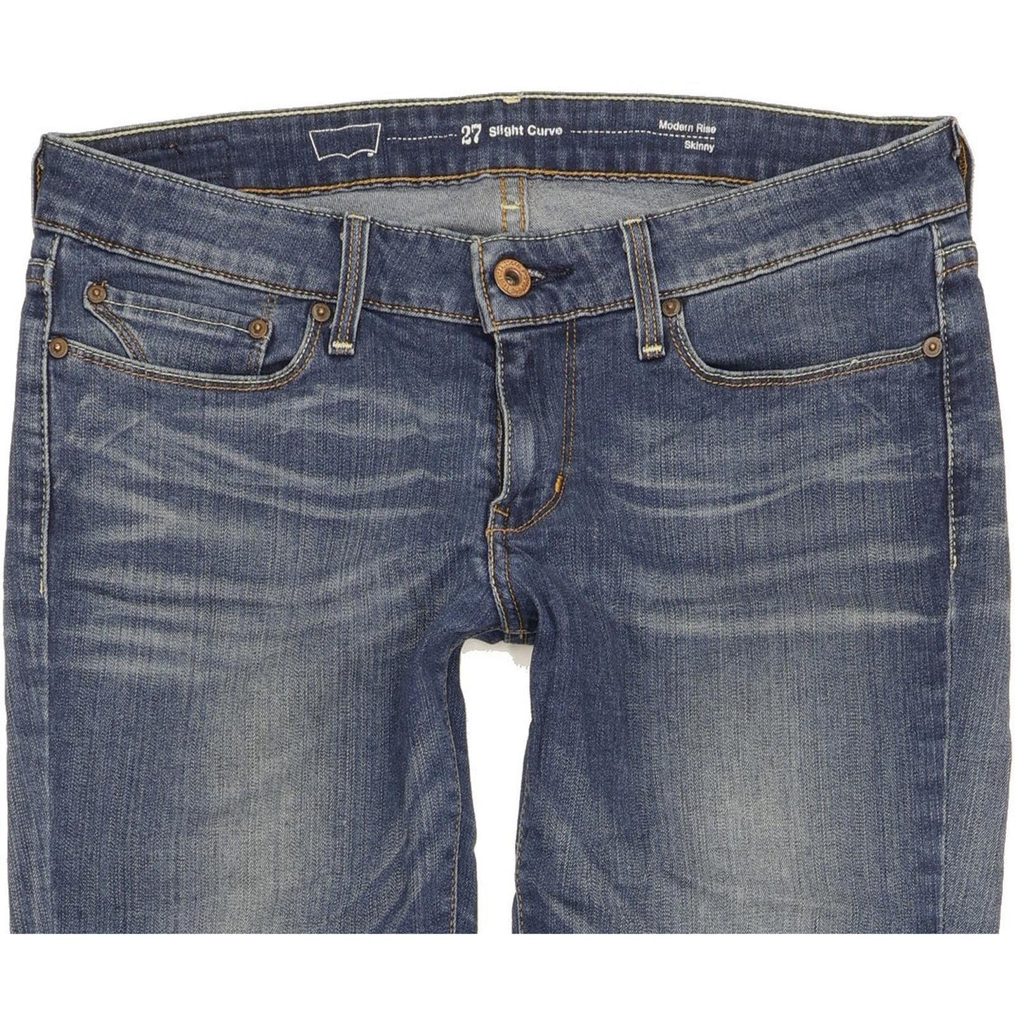 Levi's Slight Curve Women Blue Skinny Slim Stretch Jeans W27 L31