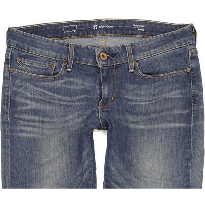 Levi's Slight Curve Women Blue Skinny Slim Stretch Jeans W27 L31