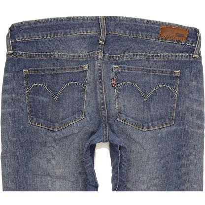 Levi's Slight Curve Women Blue Skinny Slim Stretch Jeans W27 L31