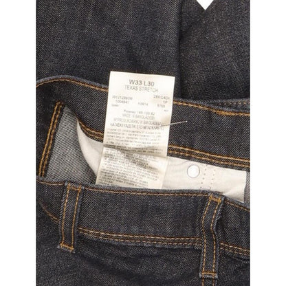 Wrangler Texas Men Navy Straight Regular Stretch Jeans W33 L30