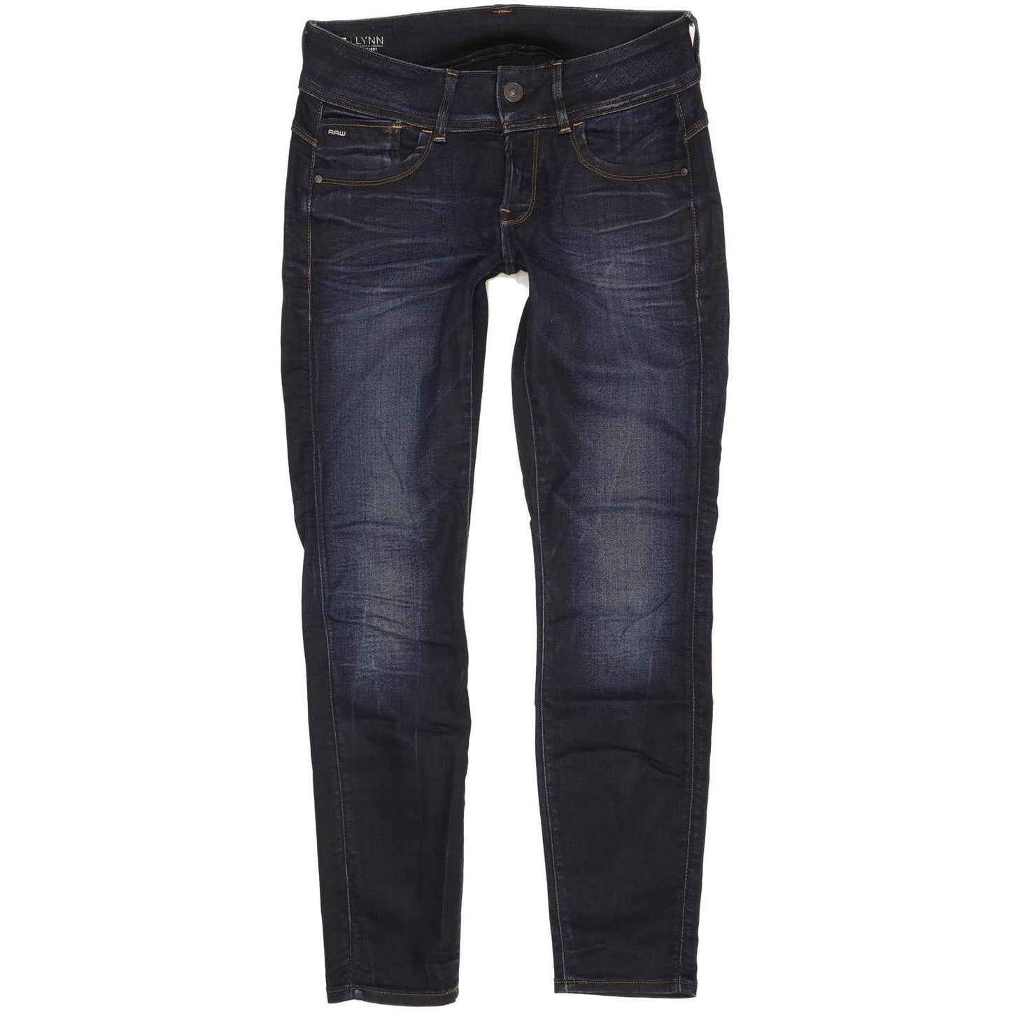 G-Star Lynn Women Navy Skinny Slim Stretch Jeans W28 L28