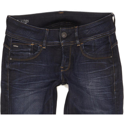 G-Star Lynn Women Navy Skinny Slim Stretch Jeans W28 L28