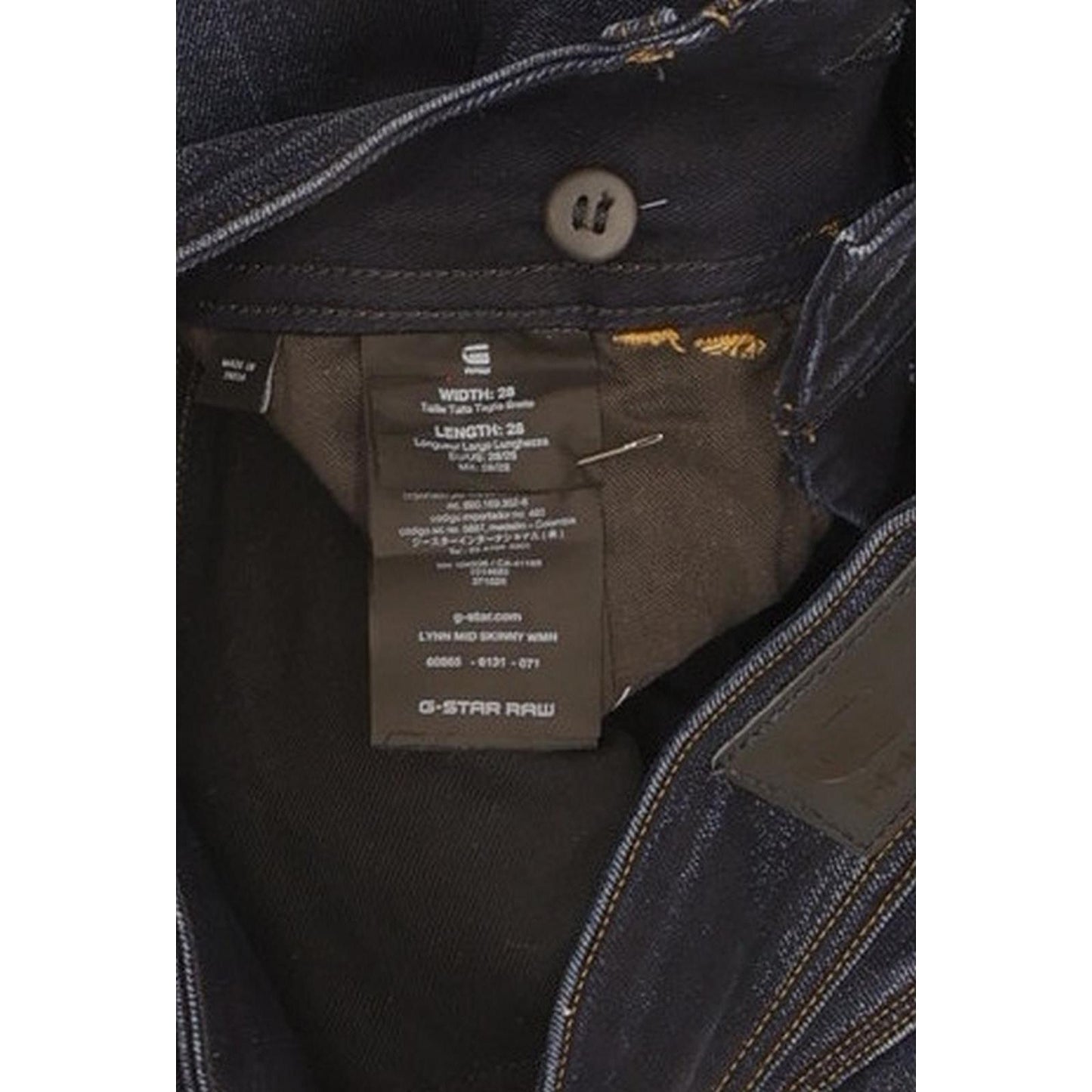 G-Star Lynn Women Navy Skinny Slim Stretch Jeans W28 L28