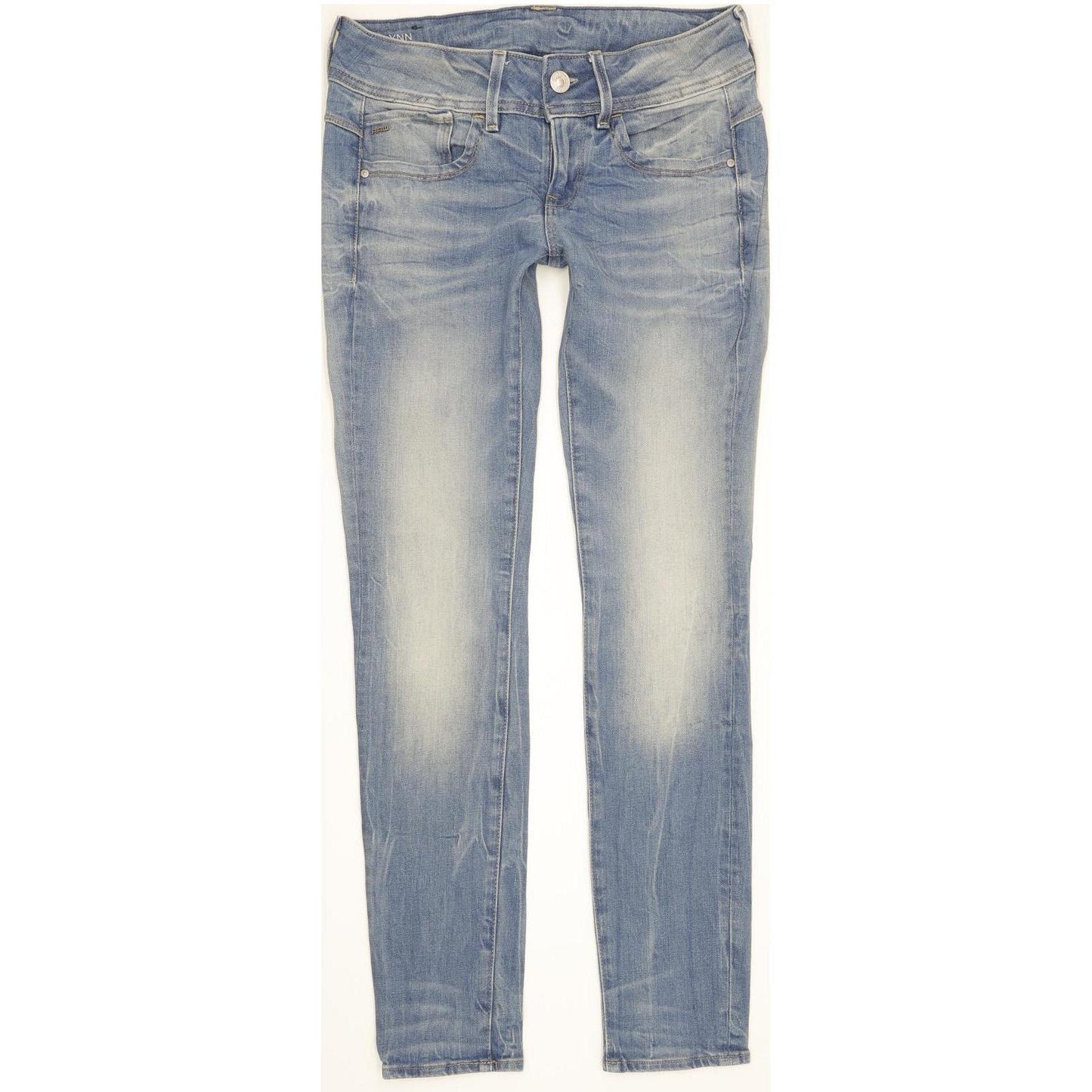 G-Star Lynn Women Blue Skinny Slim Stretch Jeans W26 L30
