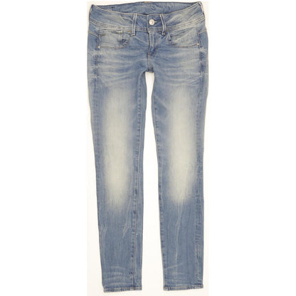 G-Star Lynn Women Blue Skinny Slim Stretch Jeans W26 L30