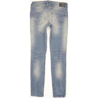 G-Star Lynn Women Blue Skinny Slim Stretch Jeans W26 L30