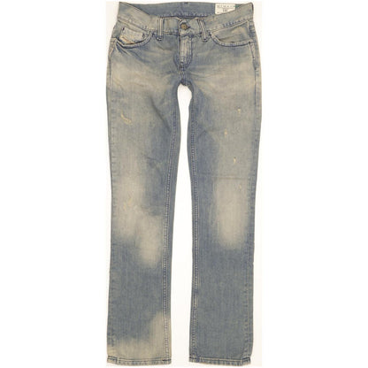 Diesel Liv 008KL Women Blue Straight Slim Jeans W25 L30