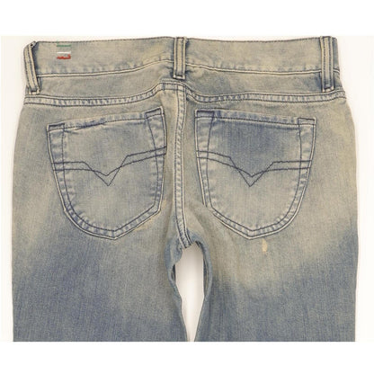 Diesel Liv 008KL Women Blue Straight Slim Jeans W25 L30