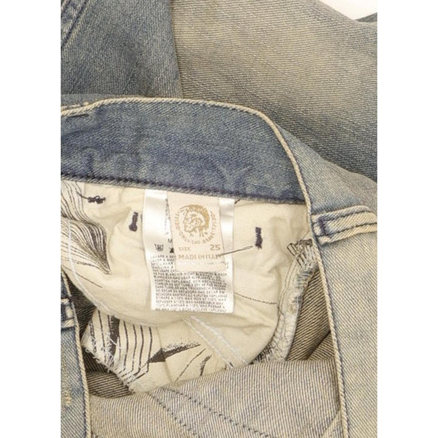 Diesel Liv 008KL Women Blue Straight Slim Jeans W25 L30