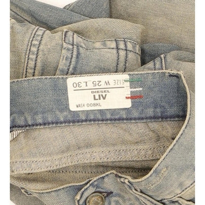 Diesel Liv 008KL Women Blue Straight Slim Jeans W25 L30