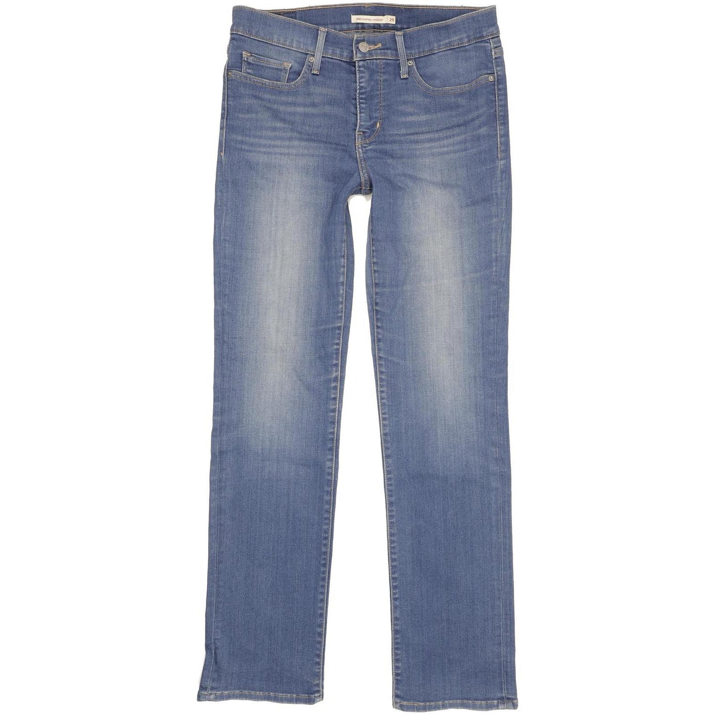 Levi's 314 Shaping Women Blue Straight Slim Stretch Jeans W29 L32