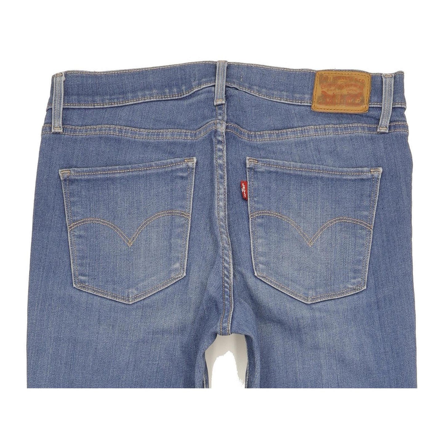 Levi's 314 Shaping Women Blue Straight Slim Stretch Jeans W29 L32