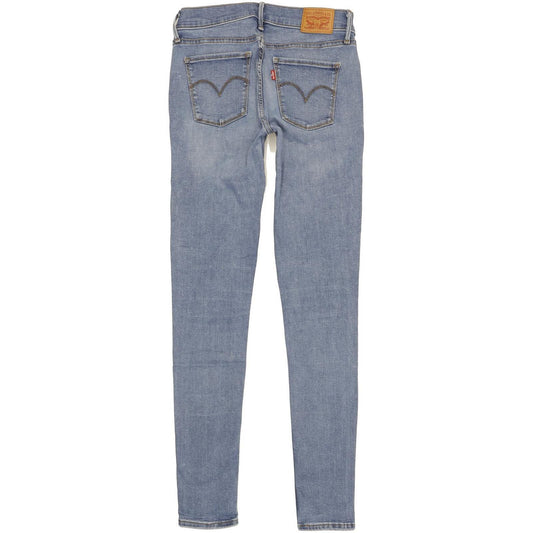 Levi's 710 Super Women Blue Skinny Slim Stretch Jeans W27 L31