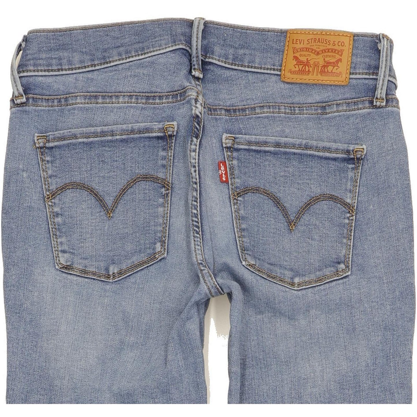 Levi's 710 Super Women Blue Skinny Slim Stretch Jeans W27 L31
