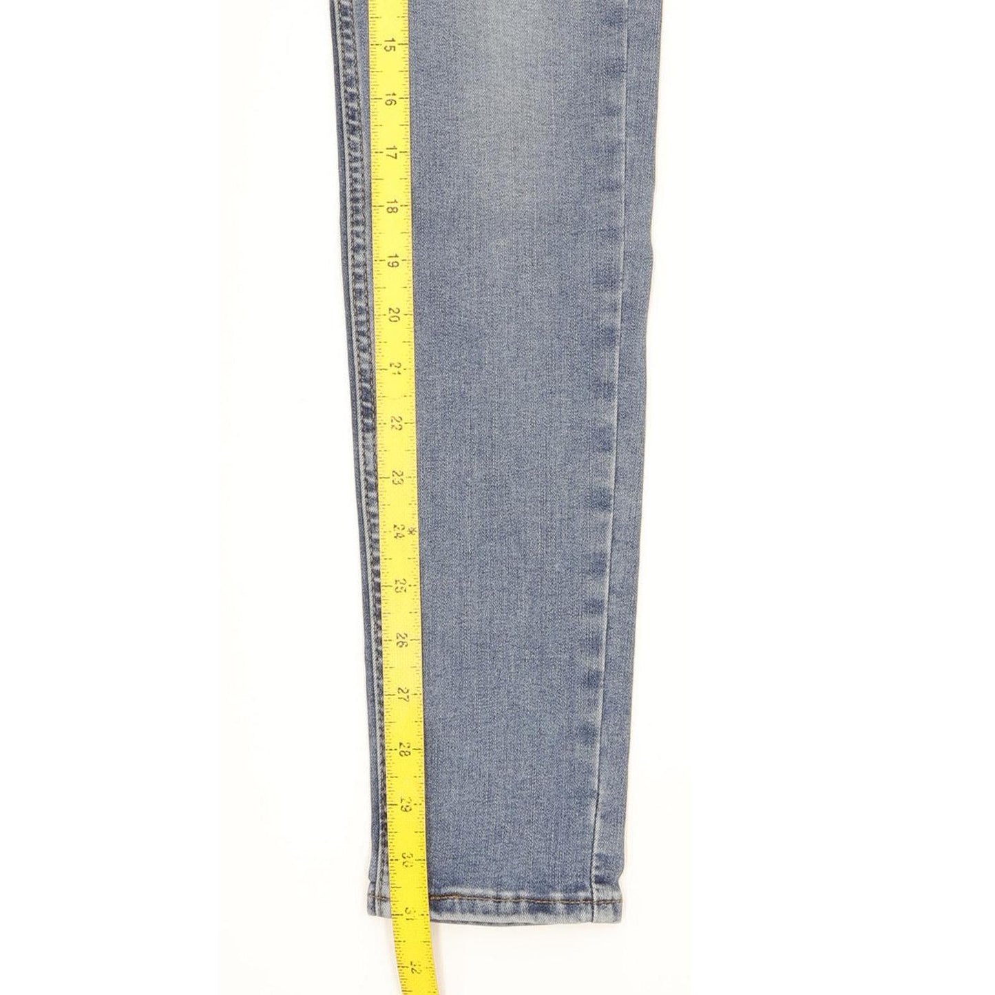 Levi's 710 Super Women Blue Skinny Slim Stretch Jeans W27 L31