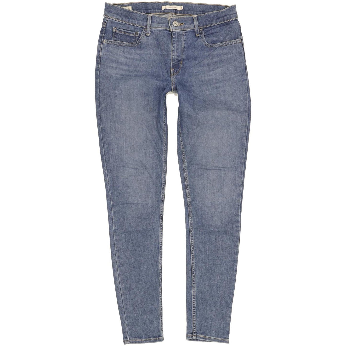 Levi's 710 Super Women Blue Skinny Slim Stretch Jeans W30 L30