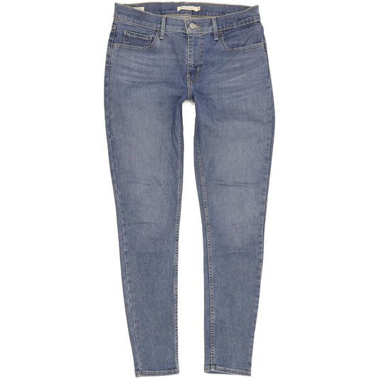 Levi's 710 Super Women Blue Skinny Slim Stretch Jeans W30 L30