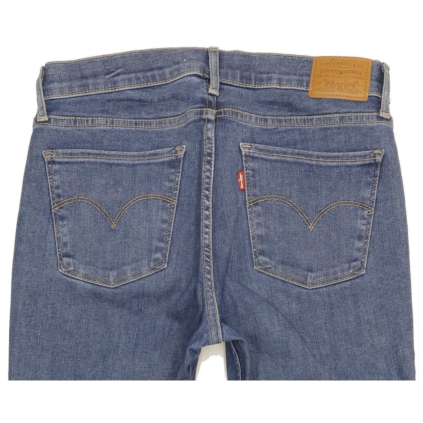 Levi's 710 Super Women Blue Skinny Slim Stretch Jeans W30 L30