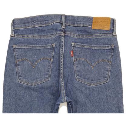 Levi's 710 Super Women Blue Skinny Slim Stretch Jeans W30 L30