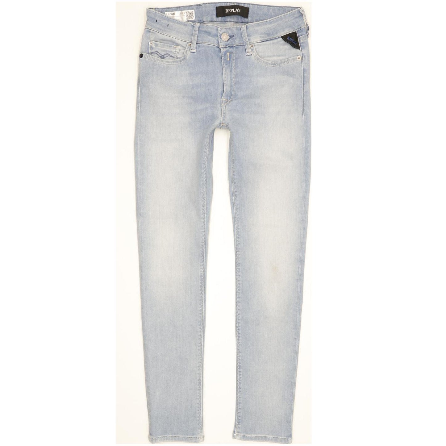 Replay Luzien Women Blue Skinny Slim Stretch Jeans W28 L27