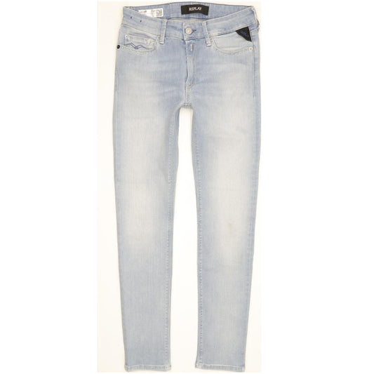 Replay Luzien Women Blue Skinny Slim Stretch Jeans W28 L27