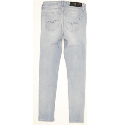 Replay Luzien Women Blue Skinny Slim Stretch Jeans W28 L27
