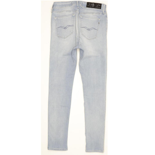 Replay Luzien Women Blue Skinny Slim Stretch Jeans W28 L27