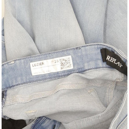 Replay Luzien Women Blue Skinny Slim Stretch Jeans W28 L27