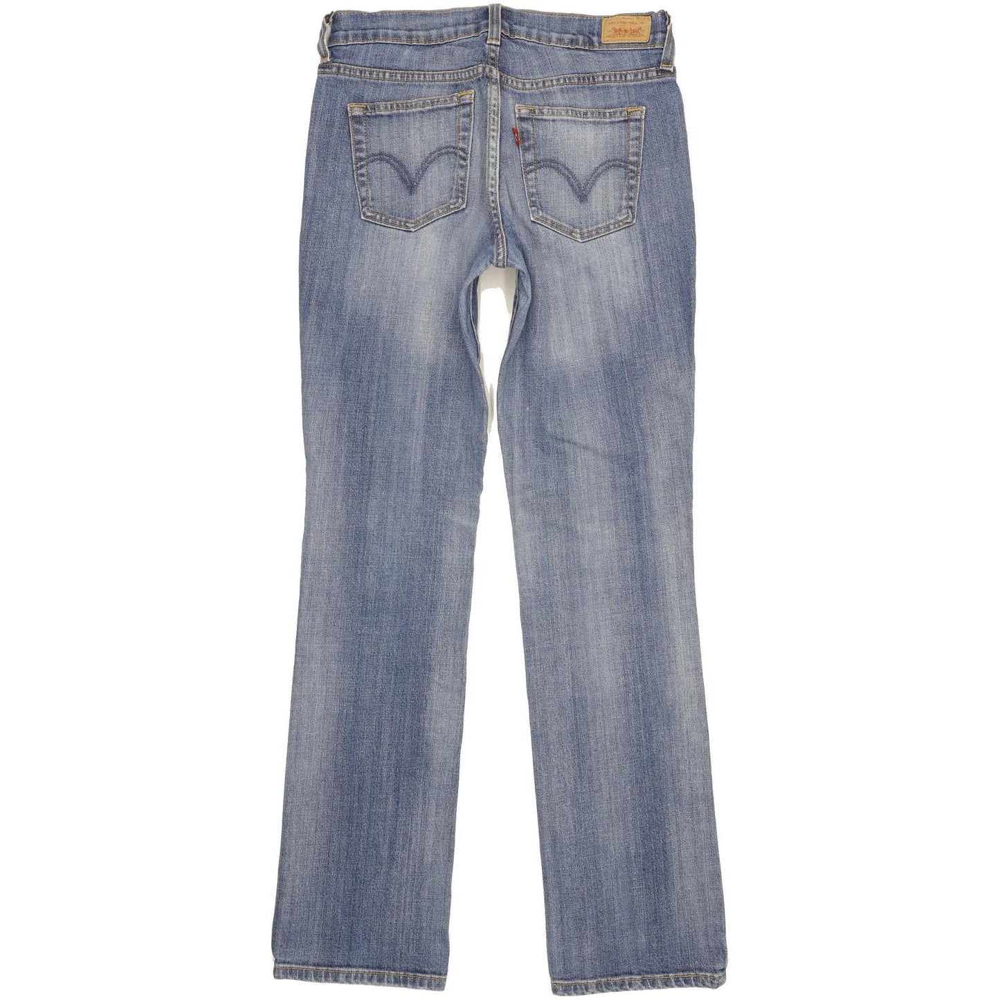 Levi's 505 Women Blue Straight Slim Stretch Jeans W26 L31