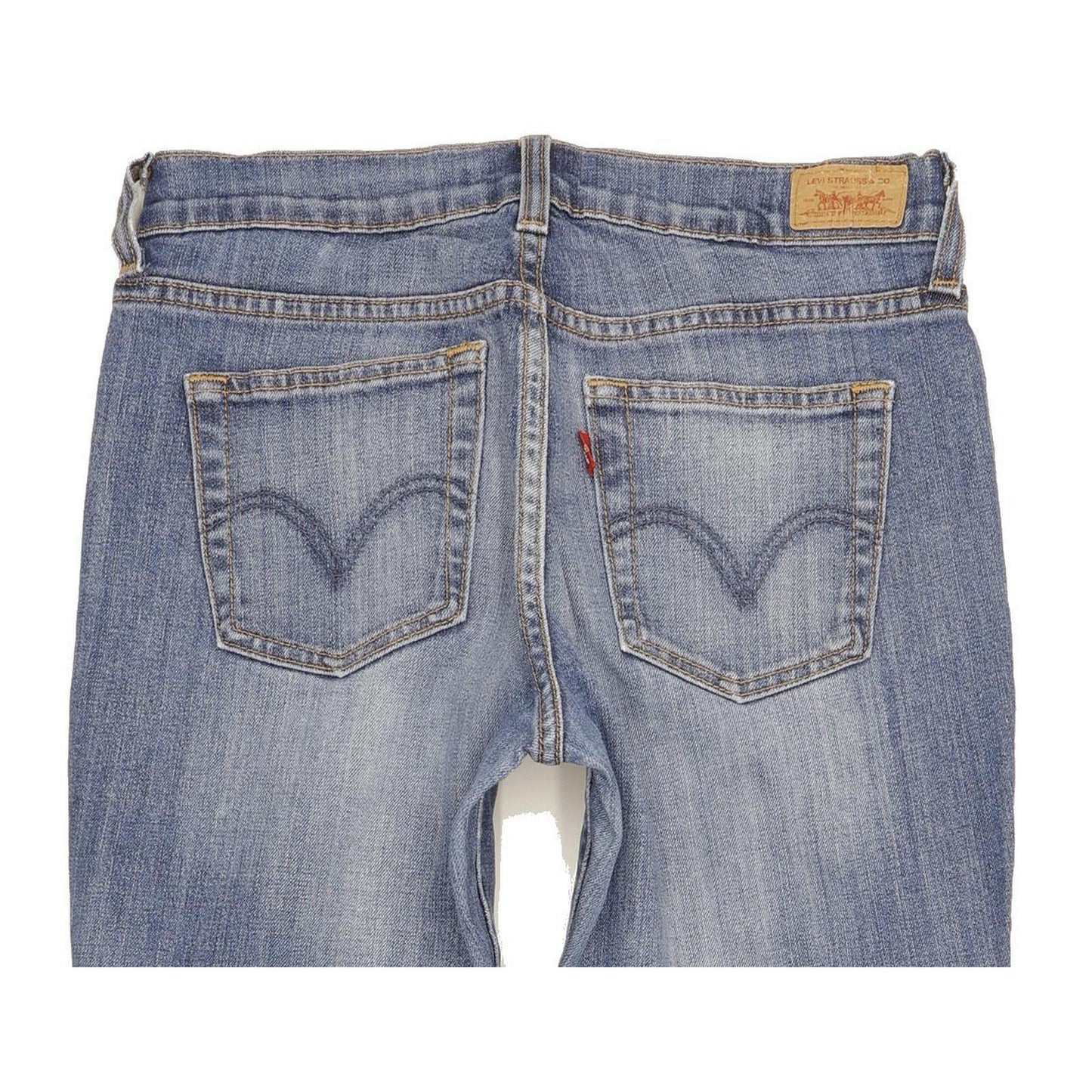 Levi's 505 Women Blue Straight Slim Stretch Jeans W26 L31