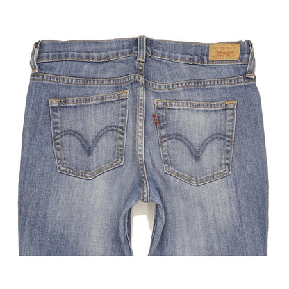 Levi's 505 Women Blue Straight Slim Stretch Jeans W26 L31