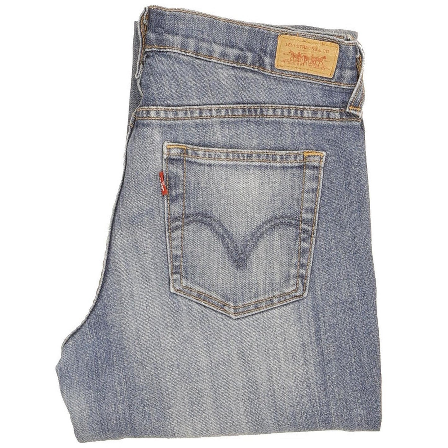Levi's 505 Women Blue Straight Slim Stretch Jeans W26 L31
