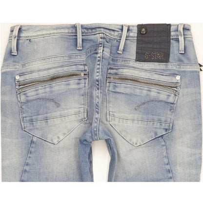 G-Star Ocean Women Blue Skinny Slim Stretch Jeans W30 L32