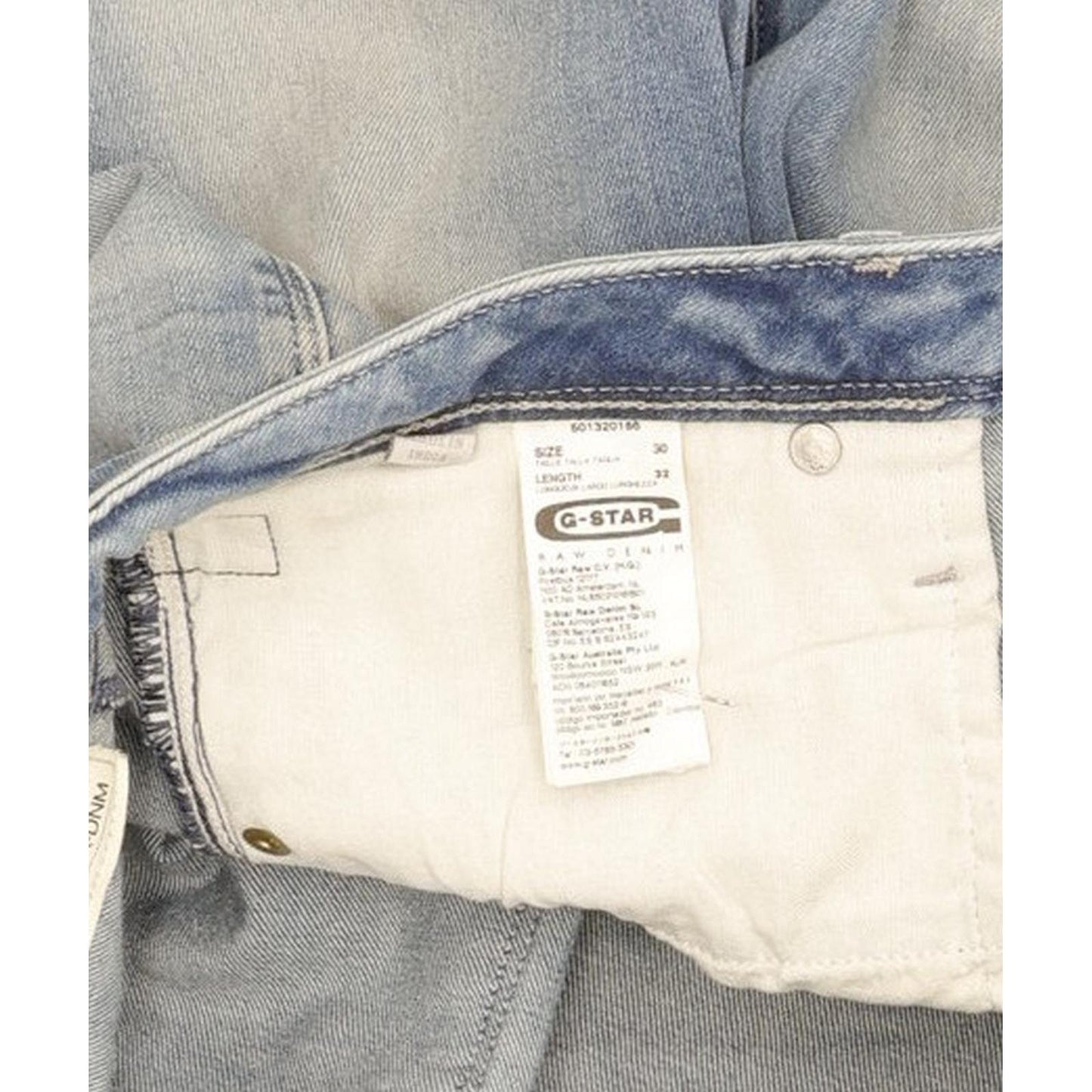 G-Star Ocean Women Blue Skinny Slim Stretch Jeans W30 L32