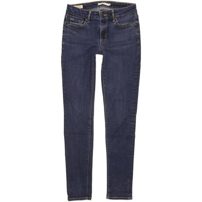 Levi's 711 Women Blue Skinny Slim Stretch Jeans W26 L30