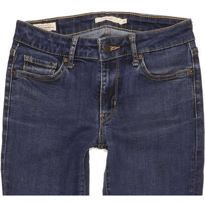 Levi's 711 Women Blue Skinny Slim Stretch Jeans W26 L30