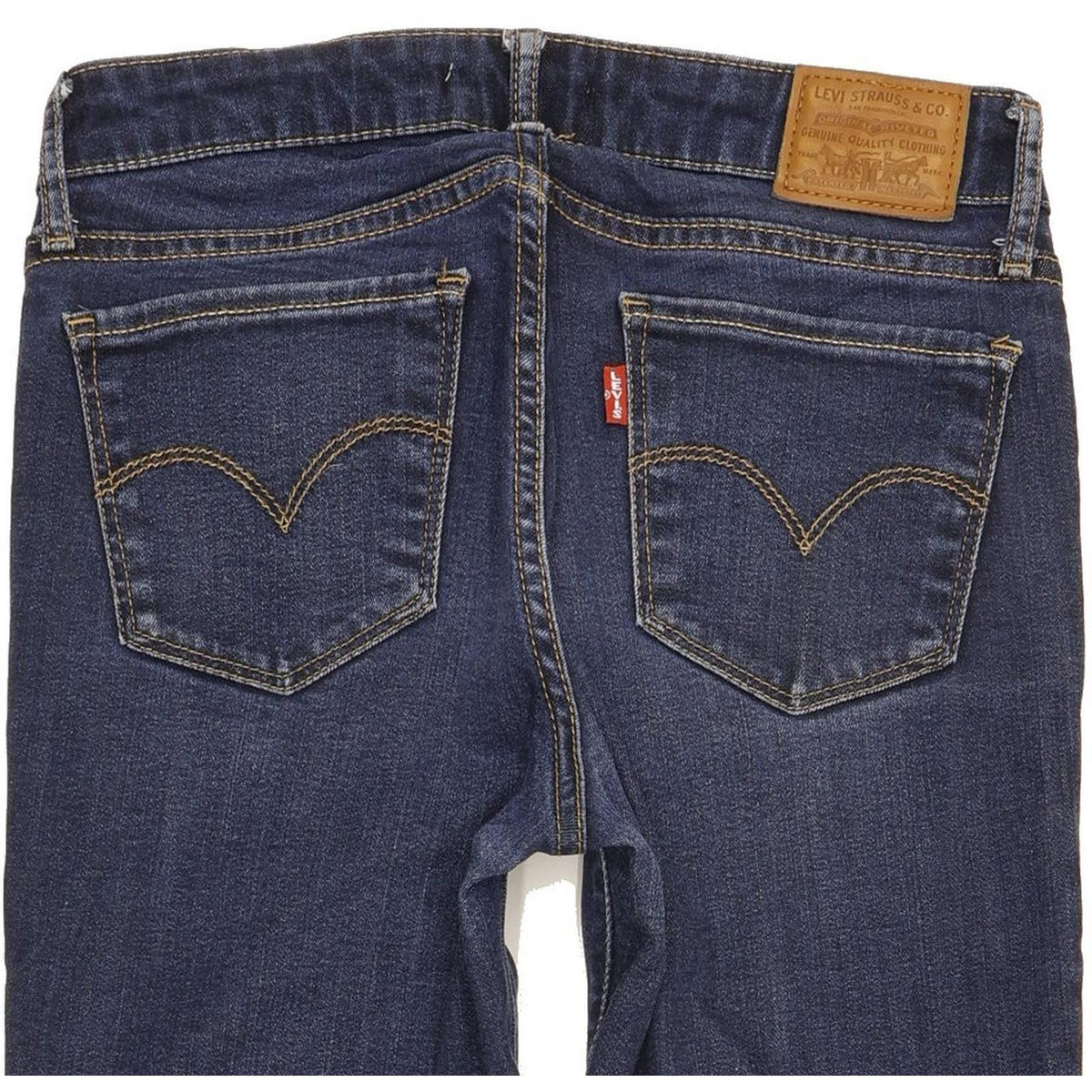 Levi's 711 Women Blue Skinny Slim Stretch Jeans W26 L30