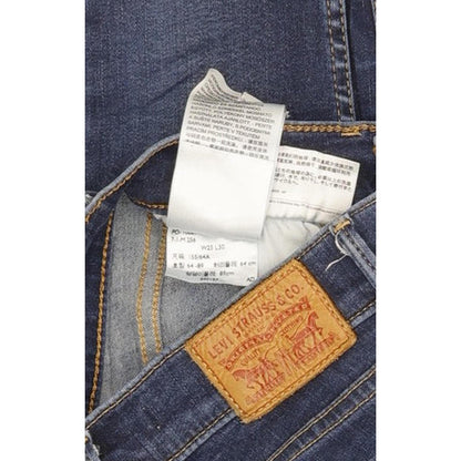 Levi's 710 Super Women Blue Skinny Slim Stretch Jeans W25 L29