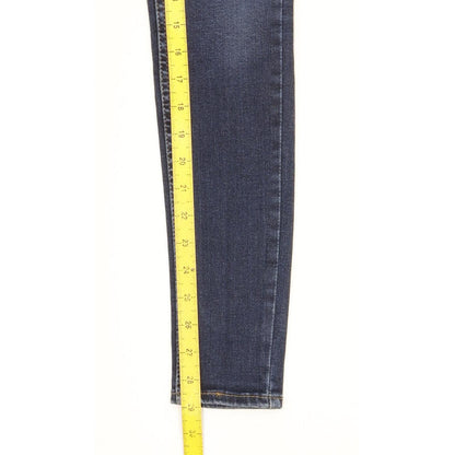 Levi's 710 Super Women Blue Skinny Slim Stretch Jeans W25 L29
