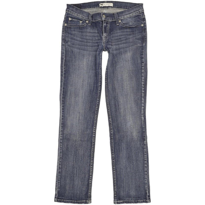 Levi's 524 Women Blue Straight Slim Stretch Jeans W28 L32