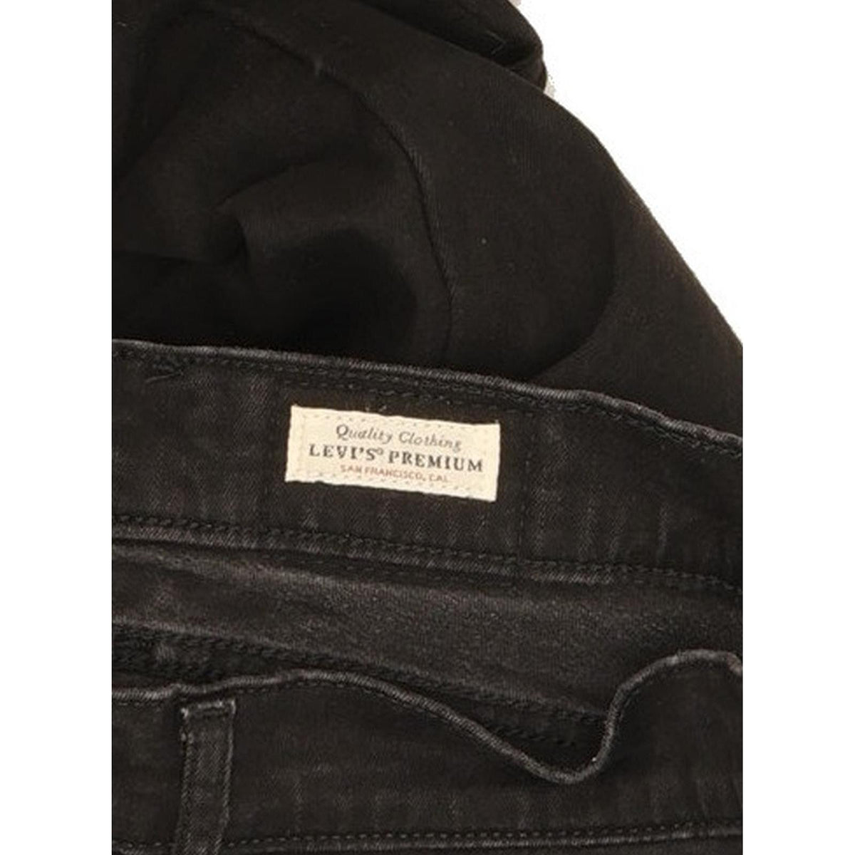 Levi's 720 Black Skinny Slim Stretch Jeans High Waisted W30 L30