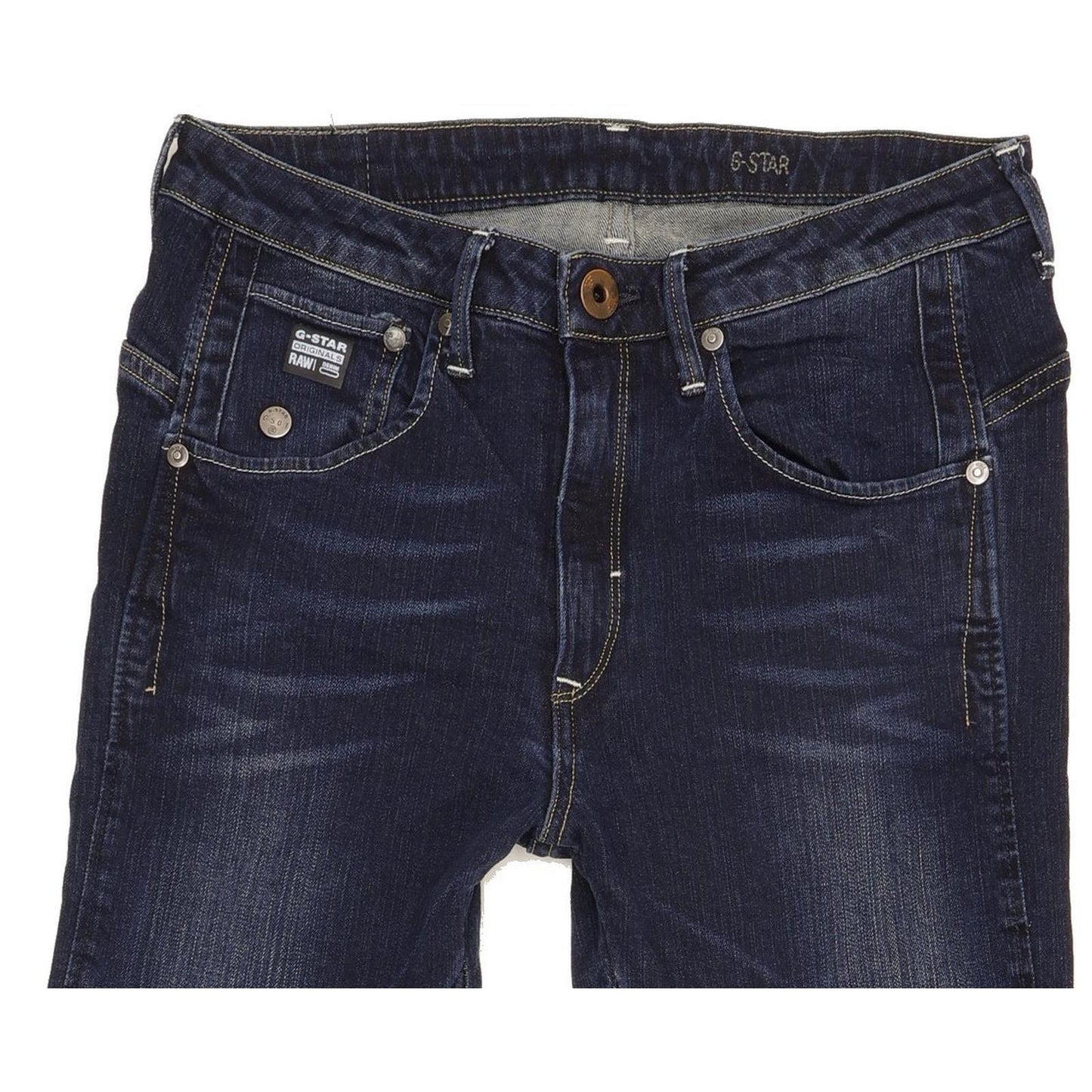 G-Star Arc 3D Women Blue Tapered Slim Stretch Jeans W26 L32